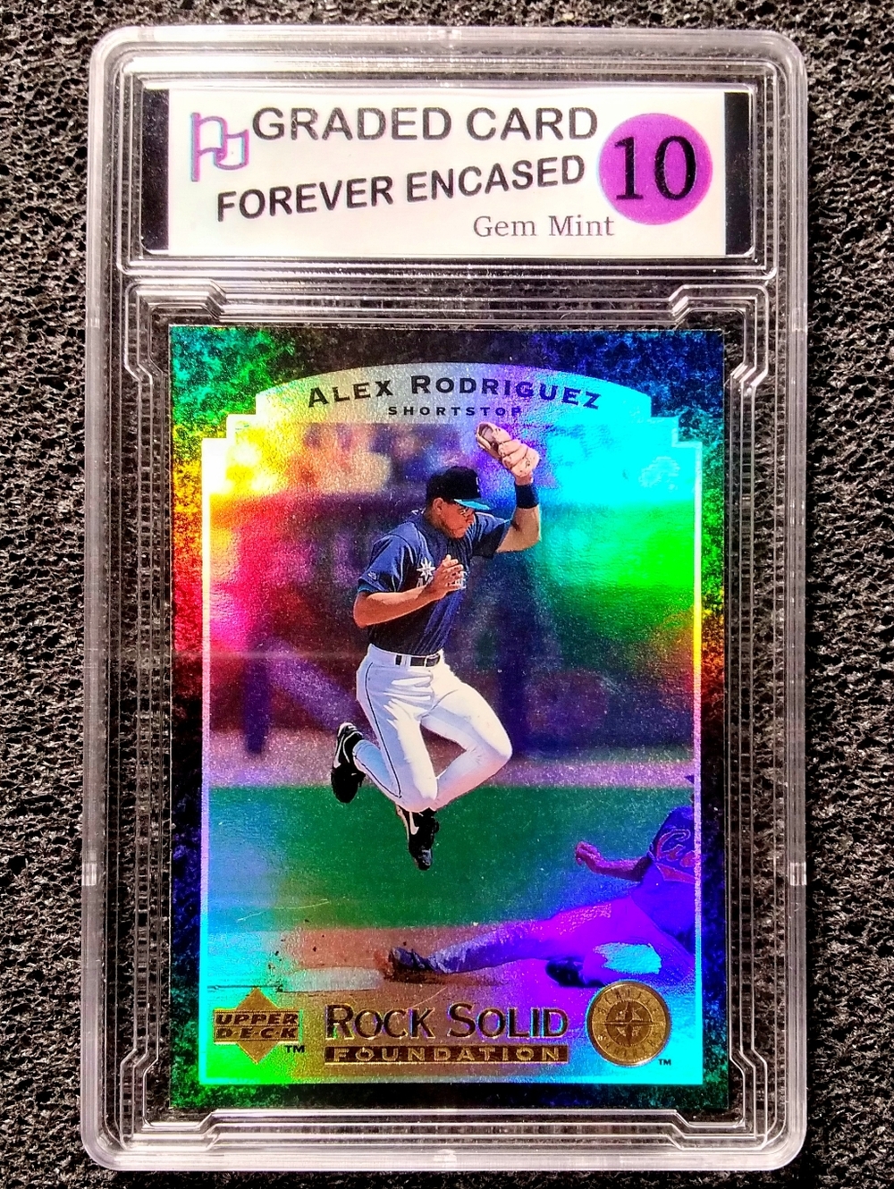 Alex Rodriguez Baseball Card - Black & Gold Back